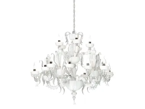 2035CH20 - LED Murano glass chandelier _ Il Paralume Marina